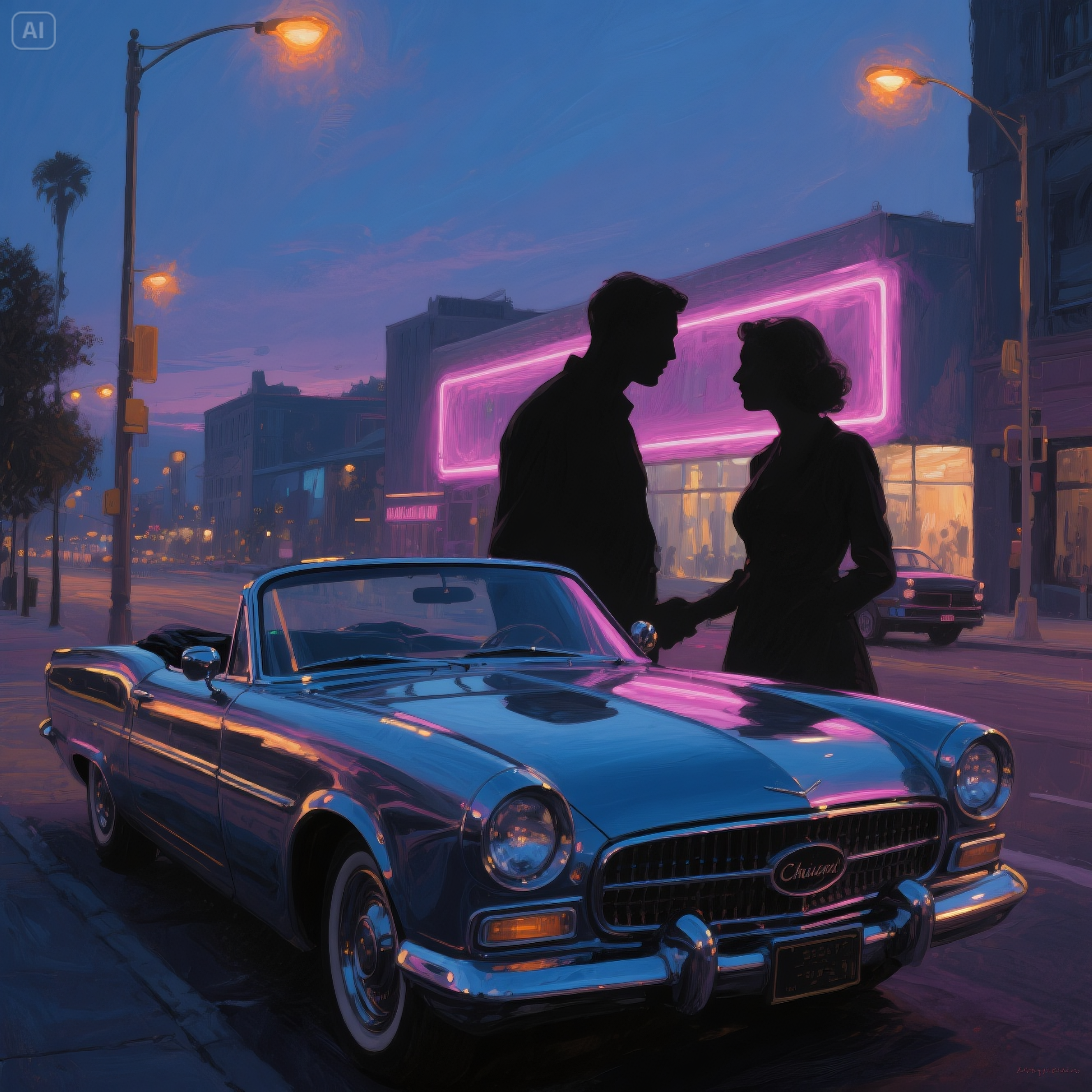 Retro Drive-In Romance